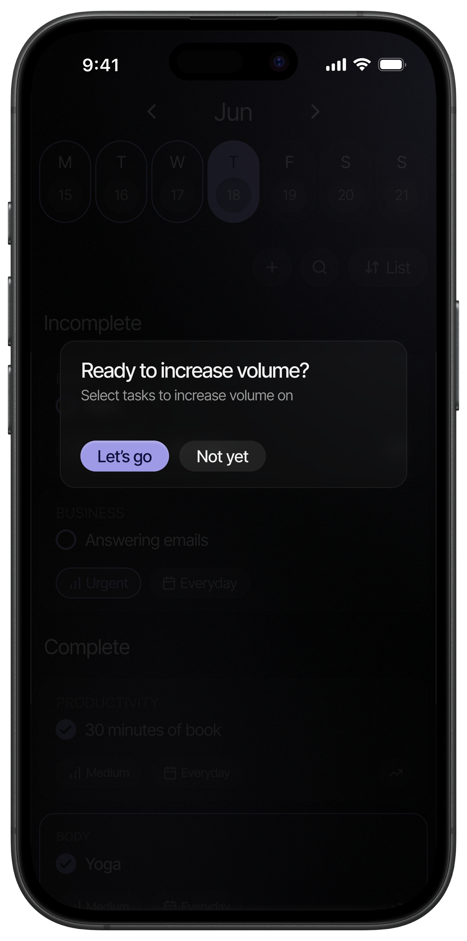 Progressive overload